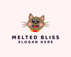 Pet Cat Veterinarian  logo design