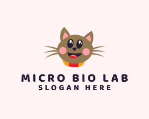 Pet Cat Veterinarian  logo design