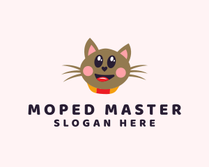 Pet Cat Veterinarian  logo design