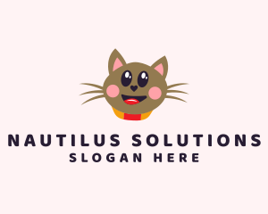 Pet Cat Veterinarian  logo design