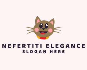 Pet Cat Veterinarian  logo design