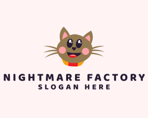 Pet Cat Veterinarian  logo design