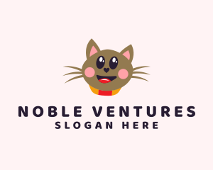 Pet Cat Veterinarian  logo design