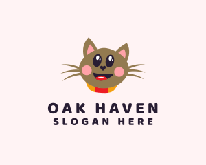 Pet Cat Veterinarian  logo design