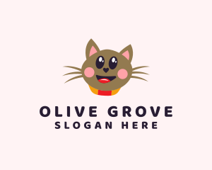 Pet Cat Veterinarian  logo design