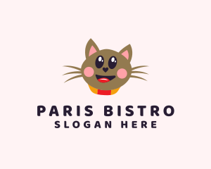 Pet Cat Veterinarian  logo design