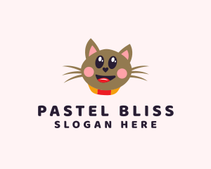 Pet Cat Veterinarian  logo design