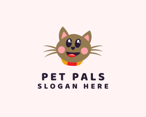 Pet Cat Veterinarian  logo design