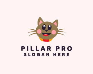 Pet Cat Veterinarian  logo design