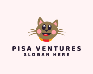 Pet Cat Veterinarian  logo design