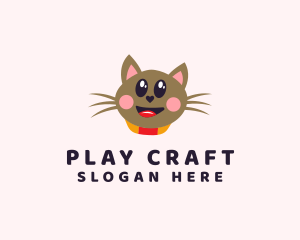 Pet Cat Veterinarian  logo design