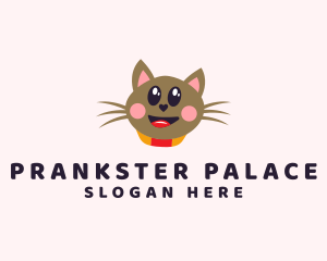 Pet Cat Veterinarian  logo design