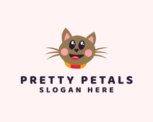 Pet Cat Veterinarian  logo design