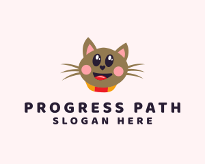 Pet Cat Veterinarian  logo design