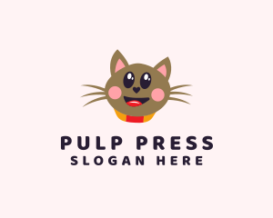 Pet Cat Veterinarian  logo design