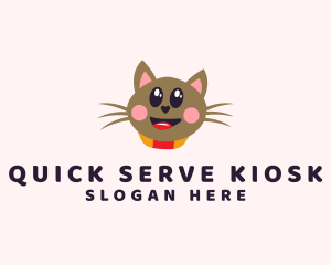 Pet Cat Veterinarian  logo design