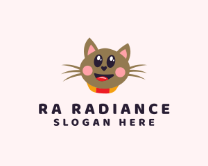 Pet Cat Veterinarian  logo design