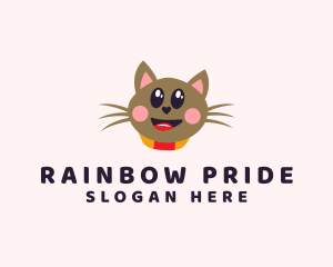 Pet Cat Veterinarian  logo design