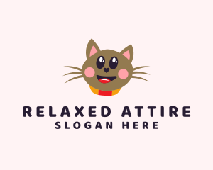 Pet Cat Veterinarian  logo design