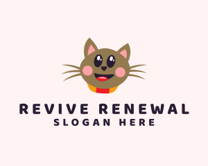 Pet Cat Veterinarian  logo design