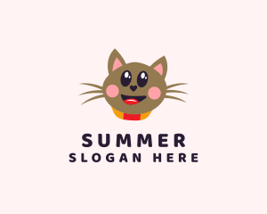 Pet Cat Veterinarian  logo design