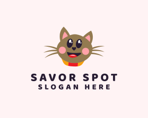 Pet Cat Veterinarian  logo design