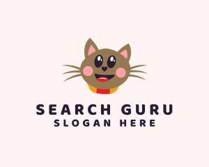 Pet Cat Veterinarian  logo design