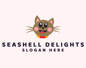 Pet Cat Veterinarian  logo design