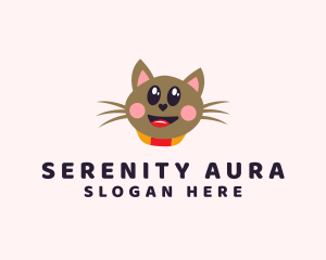 Pet Cat Veterinarian  logo design