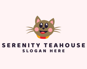 Pet Cat Veterinarian  logo design