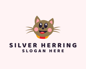 Pet Cat Veterinarian  logo design