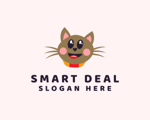 Pet Cat Veterinarian  logo design