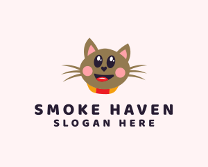 Pet Cat Veterinarian  logo design