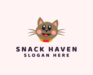 Pet Cat Veterinarian  logo design