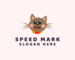 Pet Cat Veterinarian  logo design