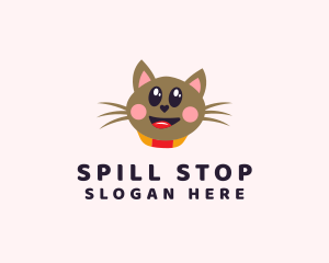 Pet Cat Veterinarian  logo design