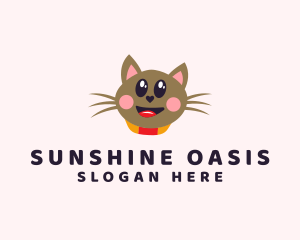 Pet Cat Veterinarian  logo design