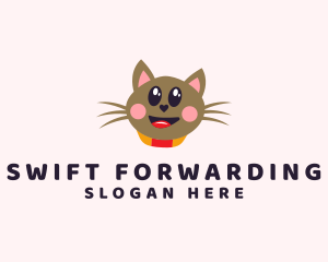 Pet Cat Veterinarian  logo design