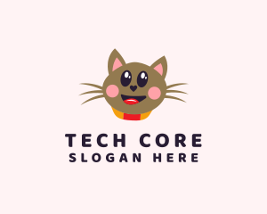 Pet Cat Veterinarian  logo design