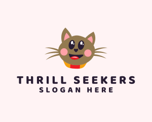 Pet Cat Veterinarian  logo design