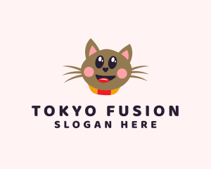 Pet Cat Veterinarian  logo design