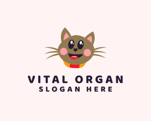 Pet Cat Veterinarian  logo design