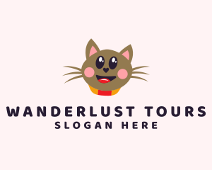 Pet Cat Veterinarian  logo design