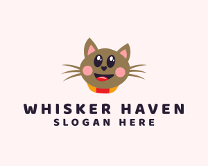 Pet Cat Veterinarian  logo design