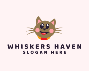 Pet Cat Veterinarian  logo design