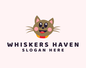 Whiskers - Pet Cat Veterinarian logo design