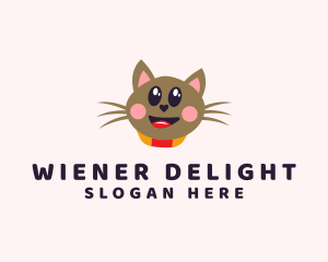 Pet Cat Veterinarian  logo design