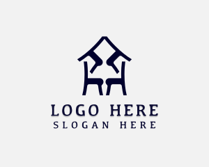 Upholstery - Chair Furnishing Upholsterer logo design