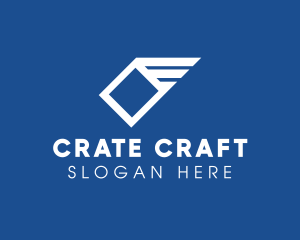 Crate - Package Express Delivery logo design