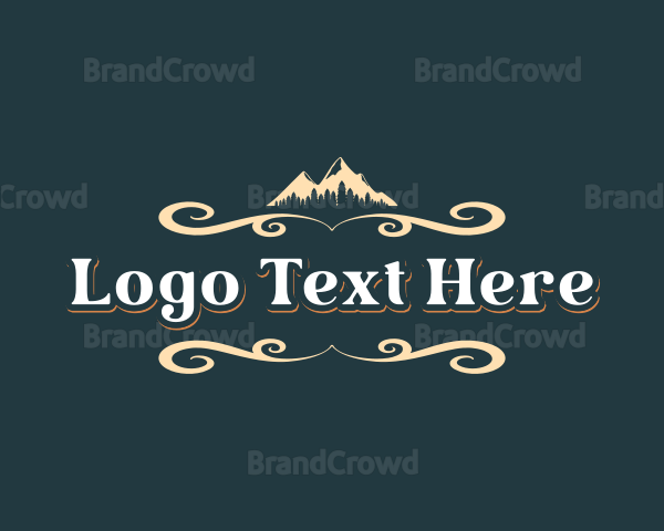 Outdoor Mountain Forest Logo